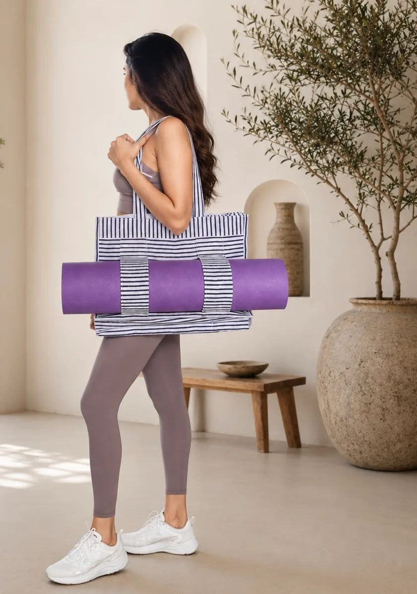 Cotton yoga bag