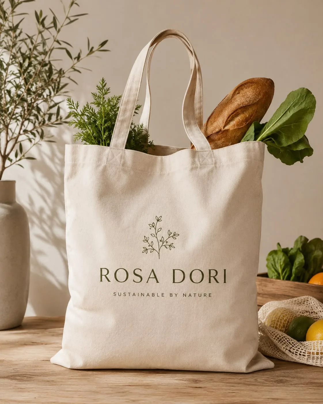 Cotton grocery bag